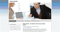 Desktop Screenshot of gratisadvokat.net